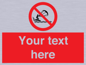 Custom No kite surfing